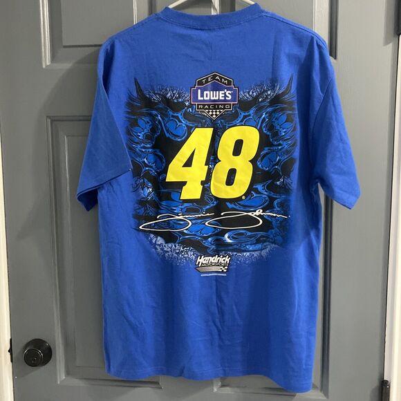VINTAGE CFS GROOVE GOTHIC NASCAR TEE SHIRT #48 LOWE'S JIMMIE JOHNSON LARGE NWT - Picture 5 of 5